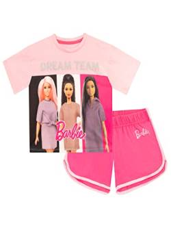 Barbie Schlafanzug | Pyjama Mädchen Kurz | Schlafanzüge für Kinder Multicoloured 110 von Barbie