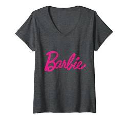 Barbie T-Shirt, offizielles Barbie-Logo, mehrere Farben T-Shirt mit V-Ausschnitt von Barbie