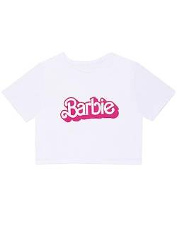 Barbie T-Shirt Damen | Crop Tops Damen| T Shirts Damen Sommer | Weiß S von Barbie