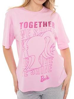Barbie T-Shirt Damen |T Shirts Frauen Sommer | Baumwolle Hemd Damen | Rosa M von Barbie