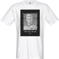 Barbie T-Shirt - Love Hope Unity - S bis 3XL - für Männer - Größe L - weiß  - Lizenzierter Fanartikel von Barbie