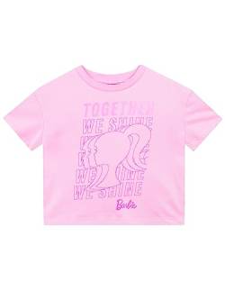 Barbie T-Shirt für Mädchen | Baumwolle Kinder Kleidung | T-Shirt Mädchen | Rosa 122 von Barbie