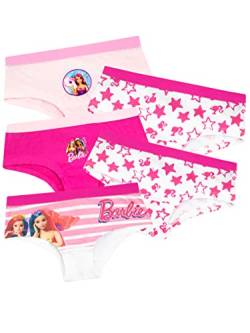 Barbie Unterhosen Mädchen | Packung mit 5 Pantys für Kinder | Unterwäsche Baumwolle Mehrfarbig 152 von Barbie