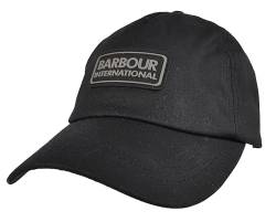 Barbour International Westbourne Sports Cap gewachste Baumwolle One Size Schwarz von Barbour International