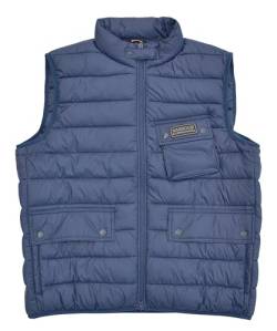 Barbour International Weste Steppweste Bowsden Gilet Fibre Down Blau Größe XL von Barbour International