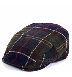 BARBOUR MHA0558-TN11 GALLINGALE Tartan Flat Cap Baskische Herren Schottisch (Größe 7 - M), Tartan Green Brown, 56 von Barbour