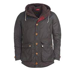 BARBOUR - Parkas - Herren - Khakifarbener Parka Game Two Tone mit Sherpa-Futter und Leder-Patches für herren - M von Barbour