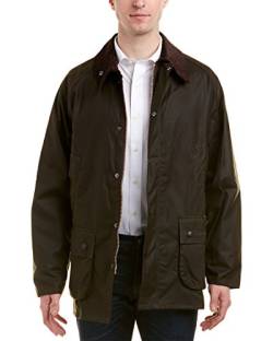 Barbour Herren Classic Bedale Wax Jac Jacke, Grün (Olive 000), Small (Herstellergröße: 38) von Barbour