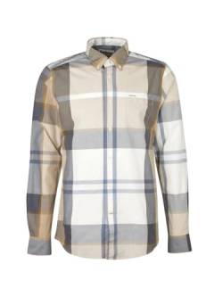 Barbour Herren Harris maßgeschneidertes Hemd, Beige, L von Barbour