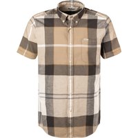 Barbour Herren Kurzarmhemd beige kariert von Barbour