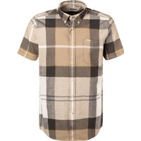 Barbour Herren Kurzarmhemd beige kariert von Barbour