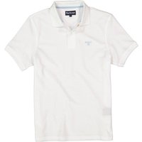 Barbour Herren Polo-Shirt weiß Baumwoll-Piqué von Barbour