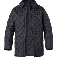 Barbour Herren Steppjacke blau Mikrofaser unifarben von Barbour