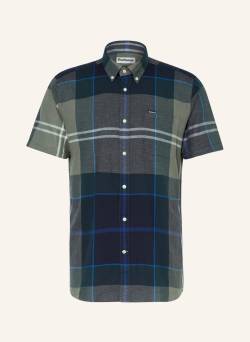 Barbour Kurzarm-Hemd Tailored Fit blau von Barbour