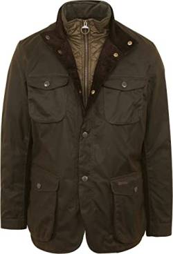 Barbour Ogston Wax-Jacket Wachsjacke Herren Olive grün - XL von Barbour