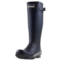 Barbour wasserfeste Winter-Gummistiefel für Schnee und Regen. Mittelhohe Stiefel., Schwarz - schwarz - Größe: 39 EU von Barbour