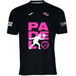Barcelona Padel Tour - Barcelona Padel Emoji Short Sleeve Technical T-Shirt - Spezieller Padel Aufdruck - Soft Touch & Quick Dry - Sportbekleidung - Schwarz - M von Barcelona Padel Tour
