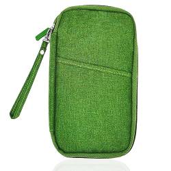 Barley Direct Reisebrieftasche, grün, 14.5 x 2 x 25.5 cm, Minimalistisch von Barley Direct