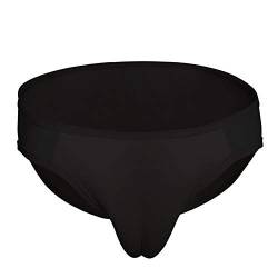 BaronHong Crossdresser Transvestit Männer verstecken Gaff Panty Shaping Brief Thong (schwarz, S) von BaronHong