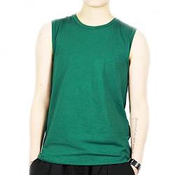 BaronHong Frauen Lesbische Tomboy Baumwolle Bunte Tank Top Weste Brust Binder Stärkere Bandage (grün, L) von BaronHong