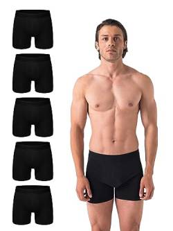 Barrio 13 - Boxershorts Herren aus Baumwolle 5er Pack - Unterhosen mit Komfortbund - Boxershort mit extra verlängertem Hosenbein - Baumwoll Unterhosen Herren aus 95% Baumwolle von Barrio 13