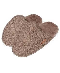 Barts Damen Hausschuhe Vensie Slippers aus weichem Kunstpelz 0299 Light Brown 24 36/37 von Barts