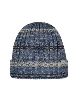 Barts Herren Beanie Sahiel Strickmütze mit Streifen 2162 Navy 03 von Barts