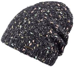 Barts Kinder Beanie Kalix meliert Logopatch 30574191 Dark Heather 53 von Barts