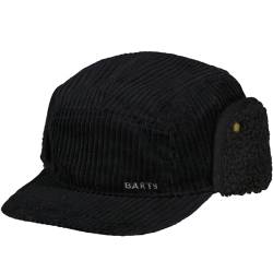 Barts M Rayner Cap Schwarz - Warme stylische Herren Cord Wintermütze, Größe One Size - Farbe Black von Barts