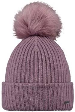 Barts Strickmütze Kenzie gestrickte Frauenmütze mit Bommel 4955 Mauve 40 von Barts