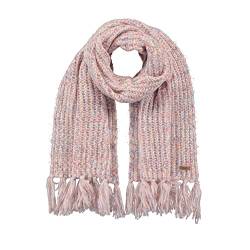 Barts W Joye Scarf Pink-Weiß - Weicher modischer Damen Strickschal, Größe One Size - Farbe Cream von Barts