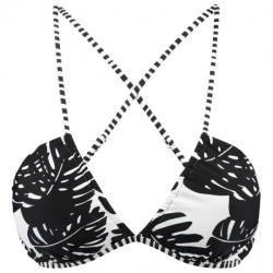 Barts - Women's Banksia Plunge Cross Back - Bikini-Top Gr 34 schwarz von Barts