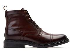 Base London Henderson Herren-Stiefel mit Zehenkappe aus Leder, Braun, braun, 43 EU von Base London