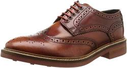 Base London Herren Woburn Oxford, Braun (tan Hi Shine) von Base London