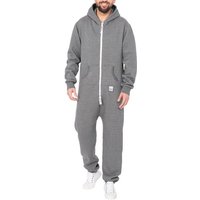 Basisstoff Jumpsuit Sheesh Herren Overall Onesie Einteiler Hausanzug Baumwolle von Basisstoff