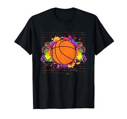 Basketball Training Trikot | Vintage Basketball Grafitti T-Shirt von Basketball Geschenke Damen Herren | Basketballer