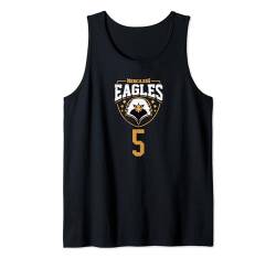 Merciless Eagles Basketball-Training, Nummer 5 Tank Top von Basketball Team Uniforms