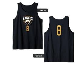 Merciless Eagles Basketball-Training, Nummer 8 Tank Top von Basketball Team Uniforms