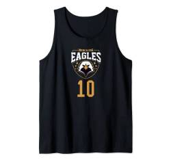 Merciless Eagles Nummer 10 Basketball-Training Tank Top von Basketball Team Uniforms
