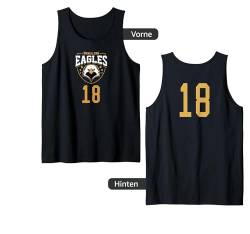 Merciless Eagles Nummer 18 Basketball-Training Tank Top von Basketball Team Uniforms