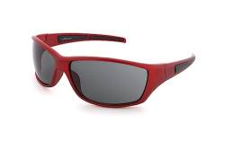 Basley Herren Sportliche Unisex 8168-A-33 Sonnenbrille, rot, Normal von Basley