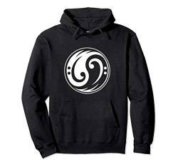 Bassgitarre Bassschlüssel Yin Yang Bass für Bassist Pullover Hoodie von Bass Gitarre Bekleidung & Geschenke by eleventeez