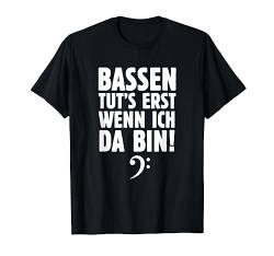 Bassgitarre Lustiges Geschenk für Bassist T-Shirt von Bass Gitarre Bekleidung & Geschenke by eleventeez