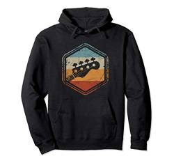 Bassgitarre Vintage Headstock für Bass Player Bassist Pullover Hoodie von Bass Gitarre Bekleidung & Geschenke by eleventeez