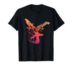 Bassgitarre Vintage Retro Geschenk für Bassist T-Shirt von Bass Gitarre Bekleidung & Geschenke by eleventeez