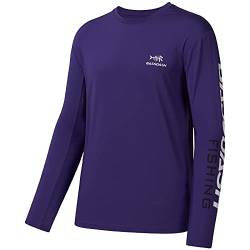 Bassdash Angeln T-Shirt Fishing Langarm Wasser UPF 50+ Shirt Rashguard Angelbekleidung UV Sonnenschutz von Bassdash