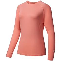 Bassdash Damen Rash Guard UPF 50+ UV Sonnenschutz T-Shirt Langarm Angeln Wandern Performance Shirts von Bassdash