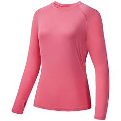 Bassdash Damen Rash Guard UPF 50+ UV Sonnenschutz T-Shirt Langarm Angeln Wandern Performance Shirts von Bassdash