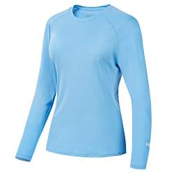 Bassdash Damen Rash Guard UPF 50+ UV Sonnenschutz T-Shirt Langarm Angeln Wandern Performance Shirts von Bassdash