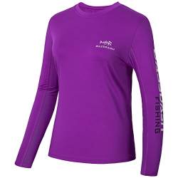Bassdash Damen UPF 50+ UV Sonnenschutz T-Shirt Langarm Angeln Wandern Outdoor von Bassdash